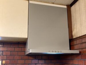 広島キッチン取付け隊　ターボファンフードの取替　施工後